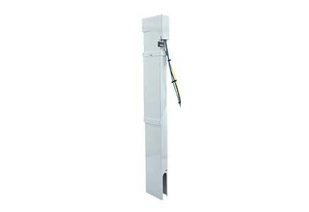 One Gang lockable Hinge Top pedestal Without Base for direct bury locations